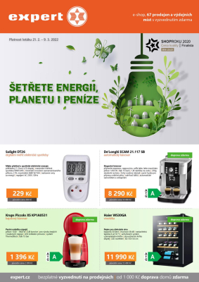 akční leták Expert elektro 21.2.2022-9.3.2022