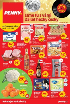 akční leták Penny Market 24.2.2022-2.3.2022