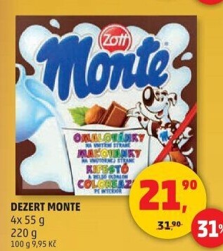 Dezert Monte Zott
