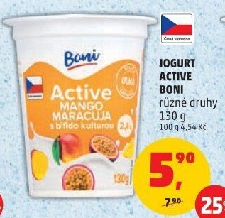 Jogurt ochucený Active Boni