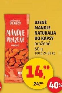 Mandle uzené pražené Naturalia