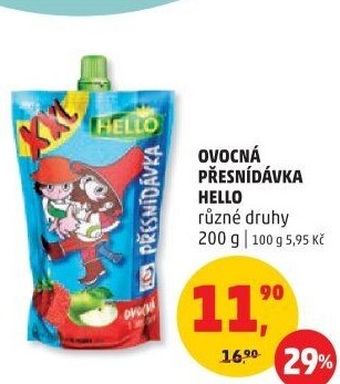 Ovocná kapsička Hello