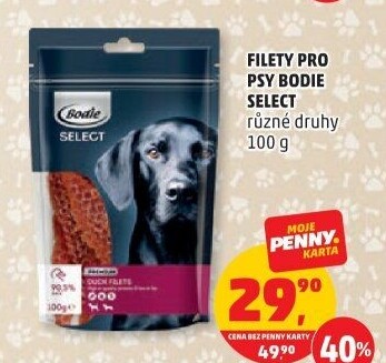 Pamlsky pro psy filety Bodie Select