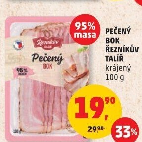 Pečený bok Řezníkův talíř