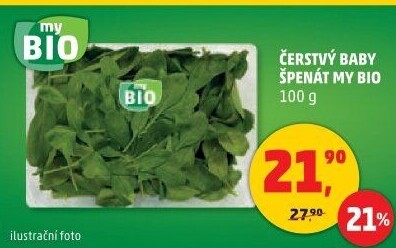 Špenát baby My BIO
