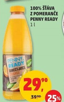 Šťáva 100% Penny Ready