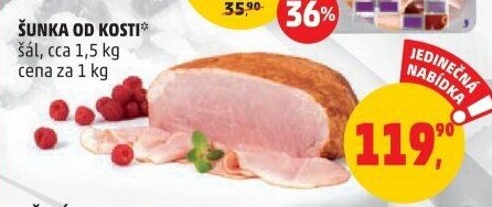 Šunka od kosti šál