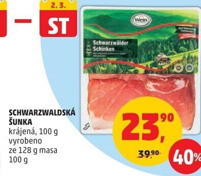 Šunka schwarzwaldská Wein