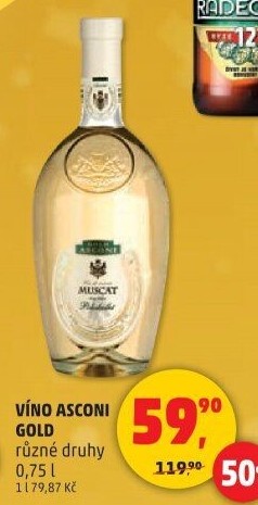Vína Gold Asconi
