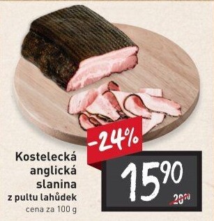 Anglická slanina Kostelecké uzeniny