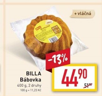 Bábovka Billa