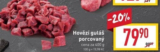 Hovězí maso na guláš