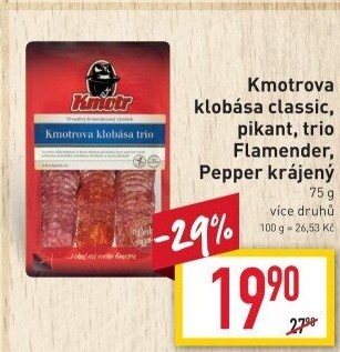 Kmotrova klobása classic Kmotr