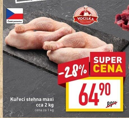 Kuřecí stehna Vocílka