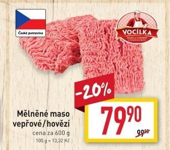 Maso mleté vepřové Vocílka
