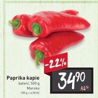 Paprika červená kapie