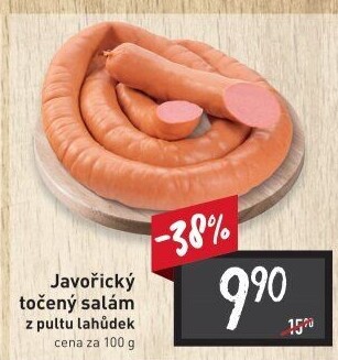 Salám javořický točený