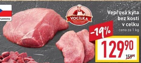 Vepřová kýta bez kosti Vocílka