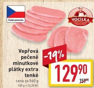 Vepřová pečeně bez kosti Vocílka