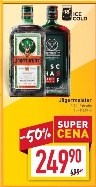 Bylinný likér Jägermeister