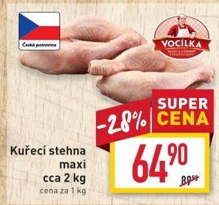 Kuřecí stehna Vocílka