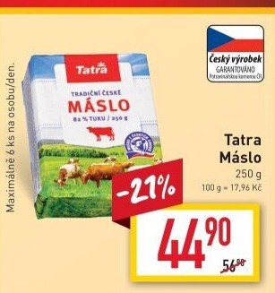 Máslo Tatra
