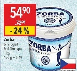 Bílý jogurt řecký Zorba