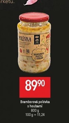 Bramborová polévka Globus
