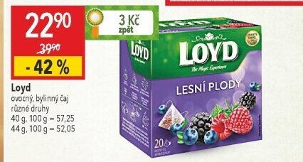 Čaj ovocný Loyd