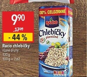 Chlebíčky pufované Racio