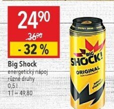 Energetický nápoj Big Shock