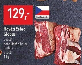 Hovězí žebra s kostí Globus