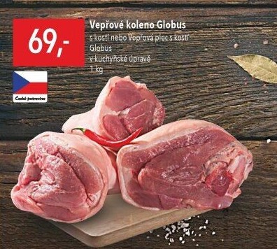 Koleno vepřové s kostí Globus