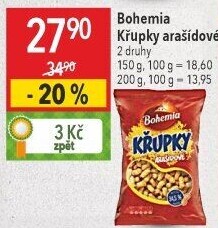 Křupky arašídové Bohemia
