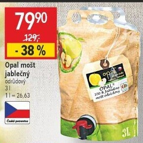 Mošt jablečný Opal