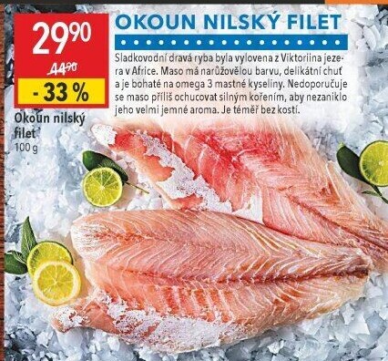 Okoun nilský filety