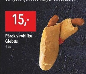 Párek v rohlíku Globus