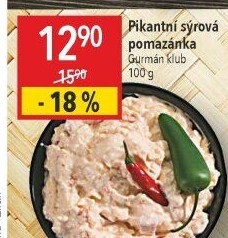 Pikantní sýrová pomazánka