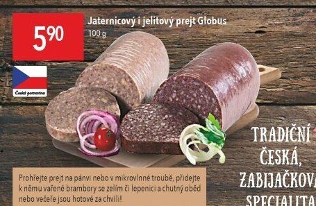 Prejt jitrnicový Globus