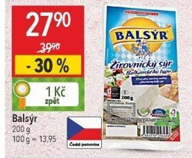 Sýr Balsýr Mlékárna Žirovnice
