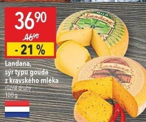 Sýr Gouda ochucená Landana