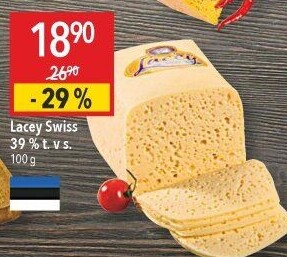 Sýr Lacey Swiss