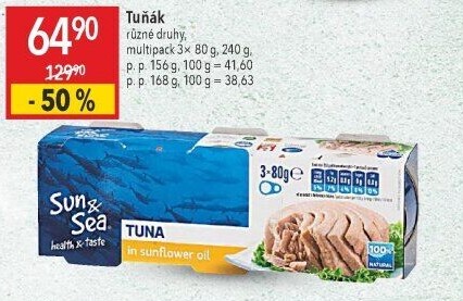 Tuňák Sun&amp