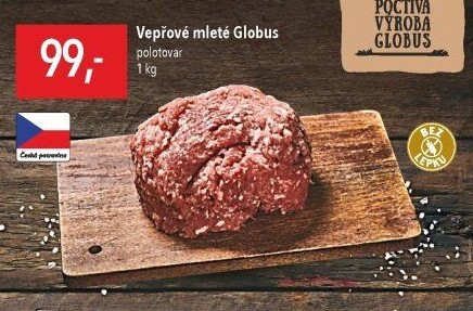 Vepřové mleté maso Globus