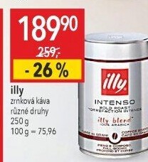 Zrnková káva Espresso Illy