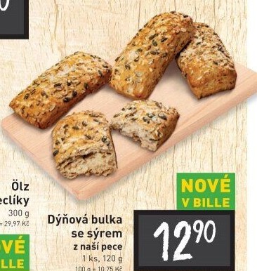 Bulka dýňová se sýrem