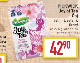Čaj bylinný Joy of Tea Pickwick