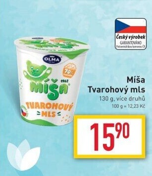 Dezert Tvarohový mls Míša Olma