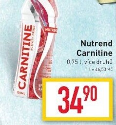 Drink Carnitine Activity Nutrend