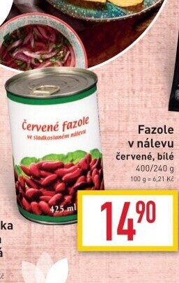 Fazole červené - konzerva